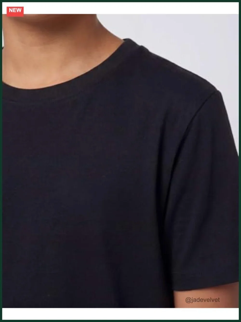 5-Pack Boys Cotton Blend Tees – Short Sleeve Crew Neck Tops